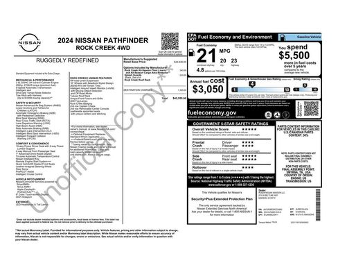 Used 2024 Nissan Pathfinder Rock Creek image 9