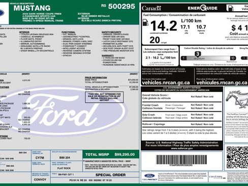 Used 2024 Ford Mustang Dark Horse w/ Dark Horse Handlin Package RWD image 9