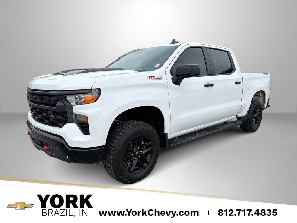 Used 2025 Chevrolet Silverado 1500 Custom Trail Boss AWD/4WD image 1