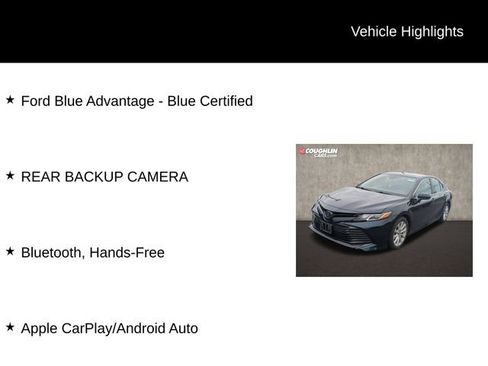 Used 2019 Toyota Camry LE FWD image 2