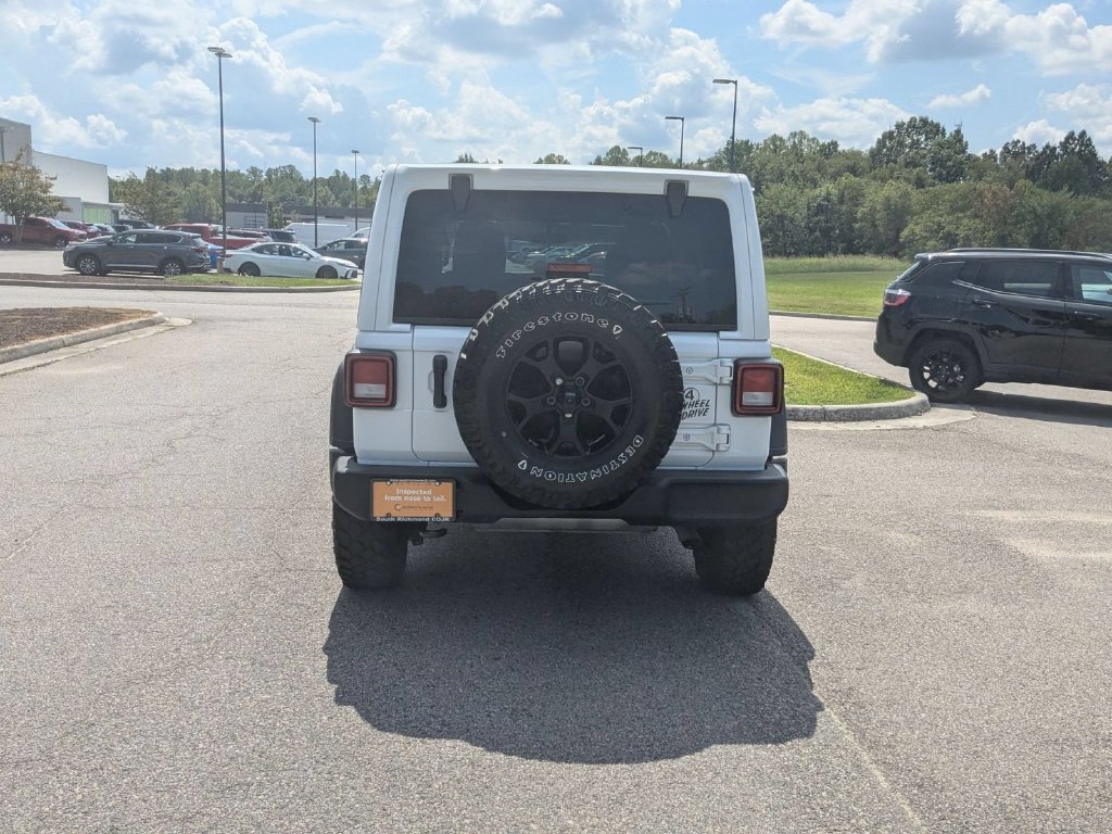 Certified 2022 Jeep Wrangler Unlimited Sport AWD/4WD image 4