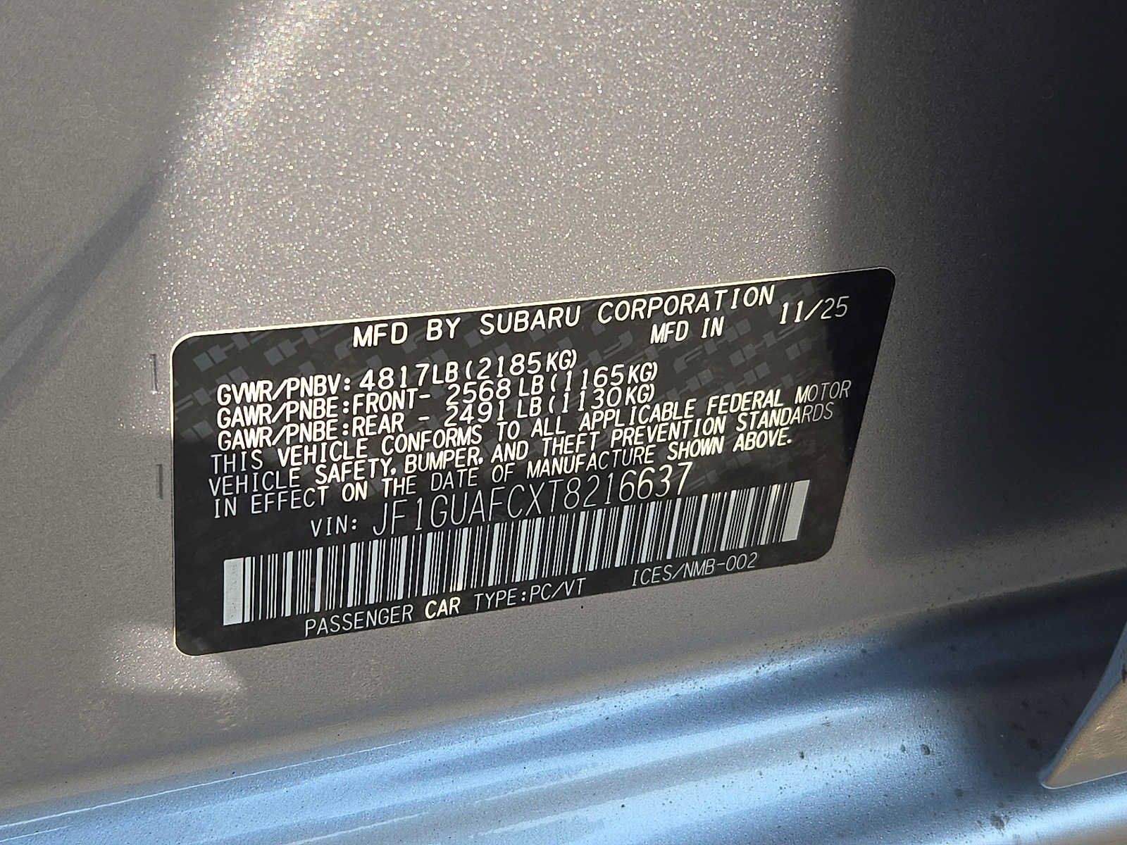 Certified 2026 Subaru Impreza 2.0i Sport AWD/4WD image 27