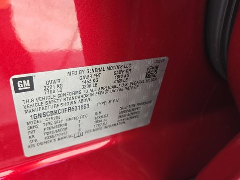 Used 2015 Chevrolet Tahoe LT w/ Luxury Package RWD image 37