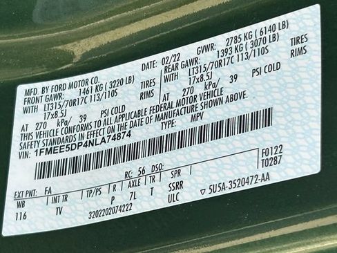 Used 2022 Ford Bronco Wildtrak AWD/4WD image 37