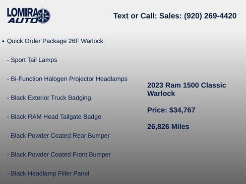 Used 2023 RAM 1500 Warlock AWD/4WD image 5