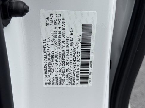 Certified 2026 Honda Odyssey Elite image 30