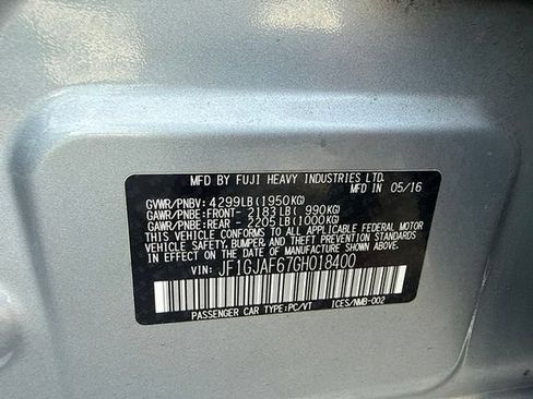 Used 2016 Subaru Impreza 2.0i Premium AWD/4WD image 8