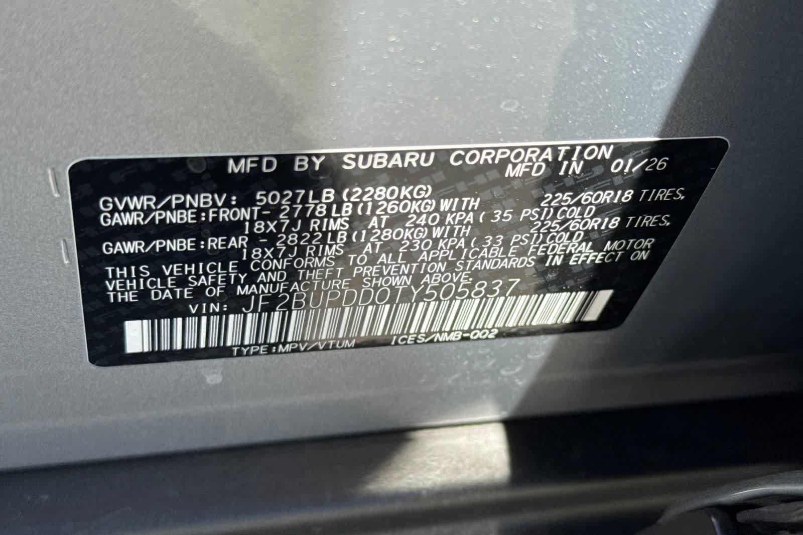 New 2026 Subaru Outback Limited AWD/4WD image 32