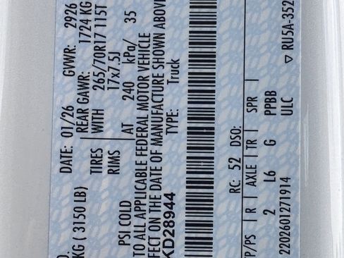 New 2026 Ford F150 XL w/ Equipment Group 103A High image 7