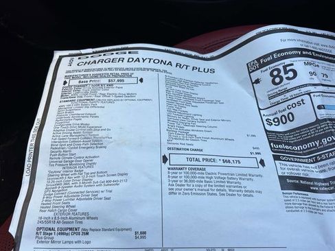 New 2024 Dodge Charger R/T w/ Plus Group image 11