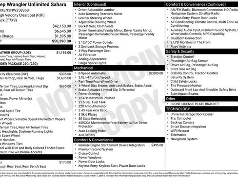 Used 2022 Jeep Wrangler Unlimited Sahara w/ Cold Weather Group image 25