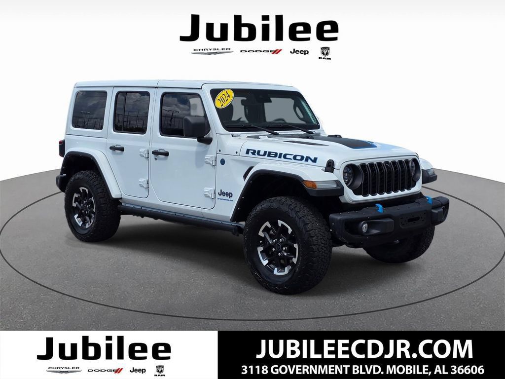Used 2024 Jeep Wrangler Unlimited Rubicon 4xe AWD/4WD image 1