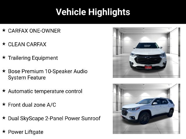 Used 2020 Chevrolet Traverse RS AWD/4WD image 2