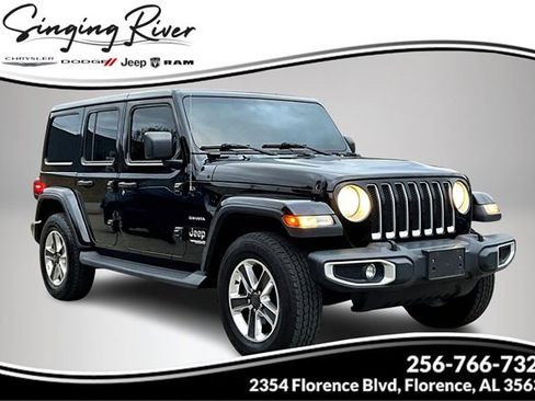 Used 2020 Jeep Wrangler Unlimited Sahara w/ Uconnect 4C Nav & Sound Group image 1