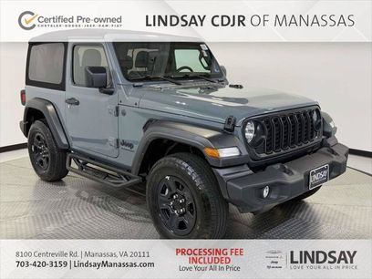 Certified 2024 Jeep Wrangler Sport