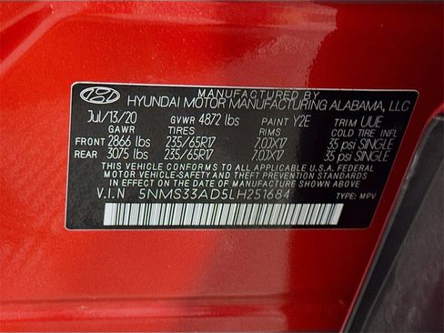 Used 2020 Hyundai Santa Fe SEL image 33