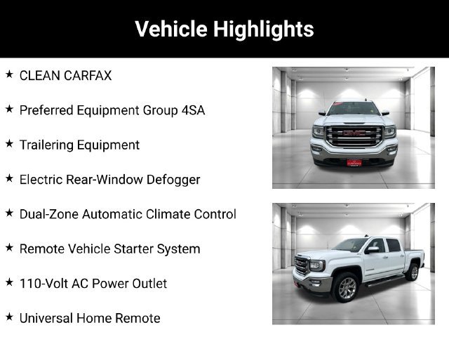 Used 2018 GMC Sierra 1500 SLT w/ SLT Premium Package AWD/4WD image 2