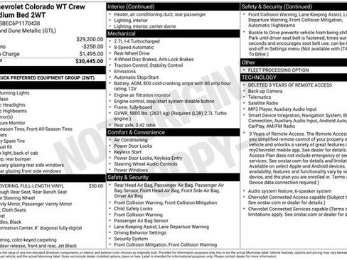 Used 2023 Chevrolet Colorado W/T RWD image 7
