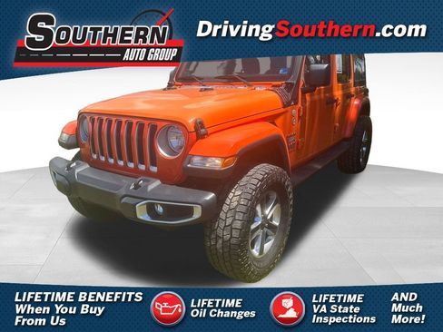 Used 2018 Jeep Wrangler Unlimited Sahara AWD/4WD image 1