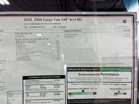 New 2025 Mercedes-Benz Sprinter 2500 image 21