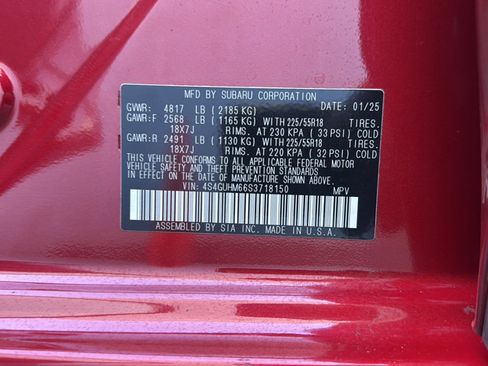 Certified 2025 Subaru Crosstrek 2.5i Limited w/ Popular Package #4A image 47