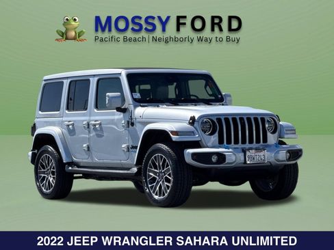 Used 2022 Jeep Wrangler Unlimited Sahara AWD/4WD image 2
