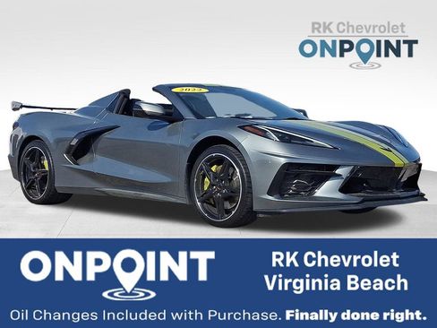 Certified 2022 Chevrolet Corvette Stingray Premium Conv w/ Z51 Performance Package RWD image 1
