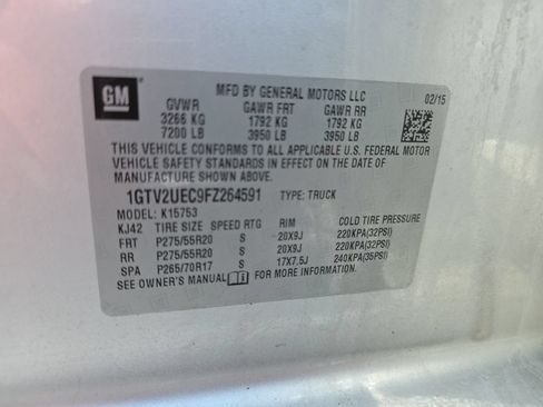 Used 2015 GMC Sierra 1500 SLE w/ SLE Value Package AWD/4WD image 37