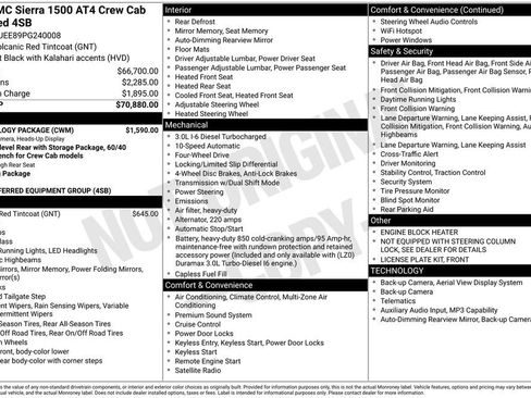 Used 2023 GMC Sierra 1500 AT4 w/ Technology Package image 39