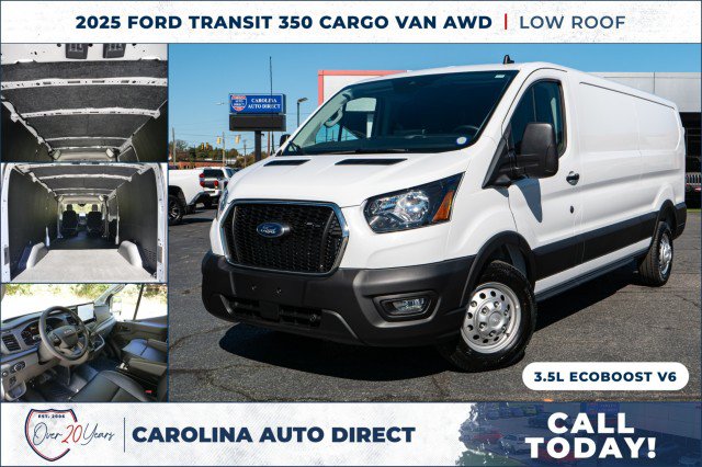 Used 2025 Ford Transit 350 Low Roof AWD w/ Load Area Protection Package image 1