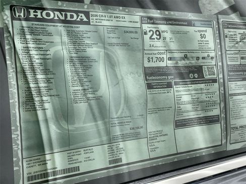 New 2026 Honda CR-V EX image 32