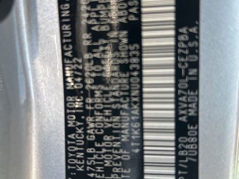 Used 2022 Toyota Camry XSE image 47