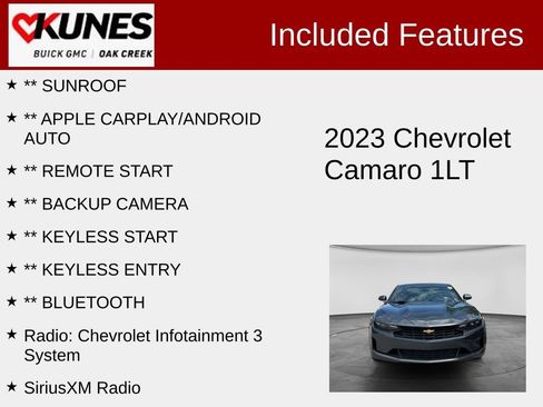 Used 2023 Chevrolet Camaro LT RWD image 2