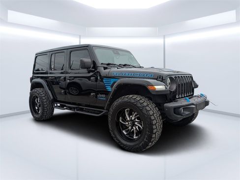 Used 2021 Jeep Wrangler Unlimited Rubicon 4xe w/ Steel Bumper Group image 1