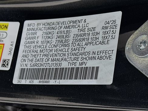 Used 2026 Honda CR-V EX-L image 31