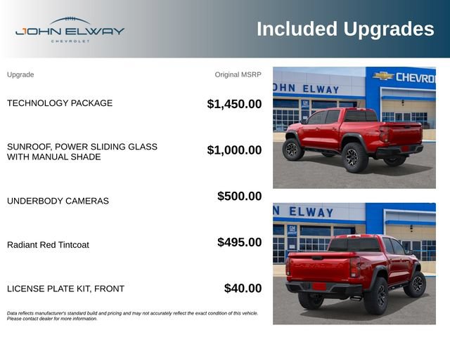 New 2026 Chevrolet Colorado ZR2 w/ Technology Package AWD/4WD image 2