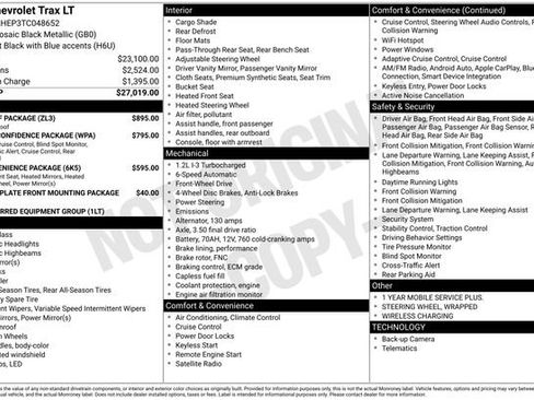 New 2026 Chevrolet Trax LT w/ Sunroof Package image 26
