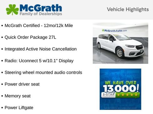 Used 2024 Chrysler Pacifica Touring-L FWD image 6