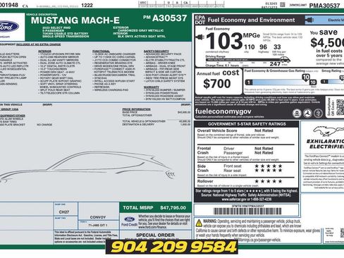Used 2023 Ford Mustang Mach-E Select RWD image 37