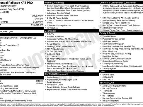 New 2026 Hyundai Palisade XRT Pro AWD/4WD image 5