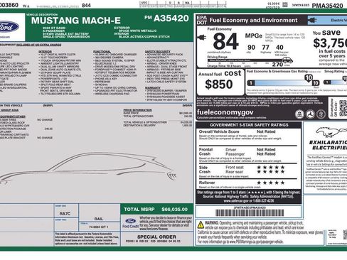 Certified 2023 Ford Mustang Mach-E GT AWD/4WD image 3