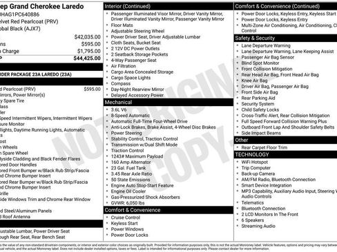 Used 2023 Jeep Grand Cherokee Laredo AWD/4WD image 20