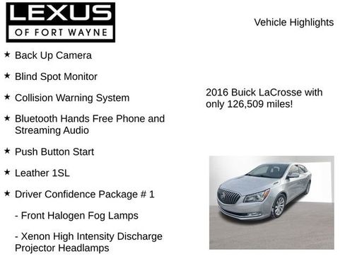 Used 2016 Buick LaCrosse Leather w/ Experience Buick Package image 8