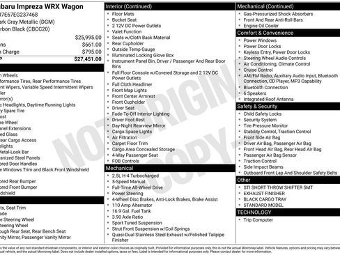 Used 2014 Subaru Impreza WRX Hatchback image 10