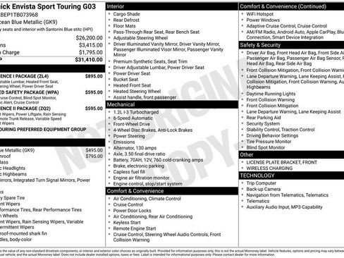 Used 2026 Buick Envista Sport Touring w/ Convenience I Package FWD image 6