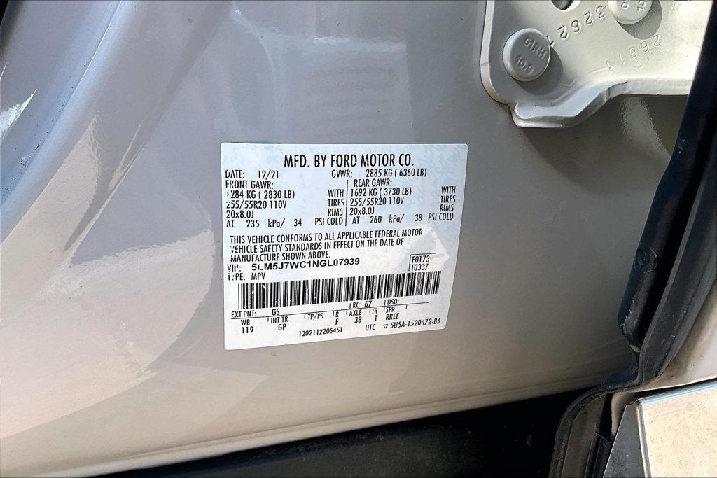 Used 2022 Lincoln Aviator Reserve w/ Elements Package Plus RWD image 36