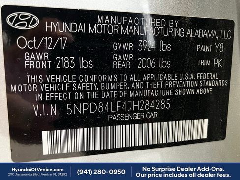 Used 2018 Hyundai Elantra Limited FWD image 11