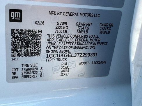 Used 2026 Chevrolet Silverado 1500 LTZ w/ Technology Package AWD/4WD image 26