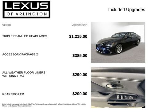 Used 2022 Lexus ES 250 Ultra Luxury w/ Accessory Package 2 image 4