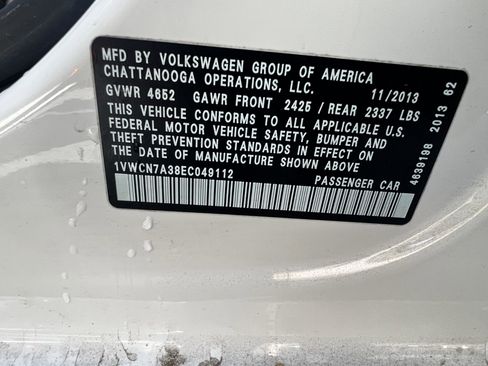 Used 2014 Volkswagen Passat TDI SEL Premium image 50